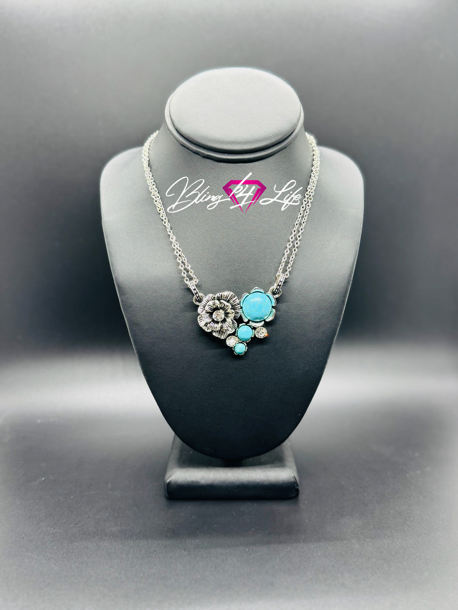 Desert Harvest Blue Necklace 1129N – Bling Life by Natasha