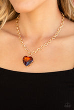 Load image into Gallery viewer, Flirtatiously Flashy - Brown Necklace 1167N