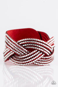 Big City Shimmer - Red Bracelet