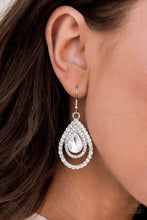 Load image into Gallery viewer, So The Story GLOWD - White Earring 2621E
