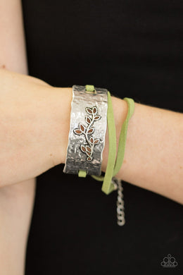 Branching Out - Green Bracelet 1713b