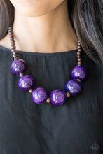 Load image into Gallery viewer, Oh My Miami - Purple Necklace 1199B