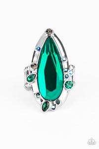Sparkle Smitten - Green Ring 3001r