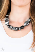 Load image into Gallery viewer, In Good Glazes -  Black Blockbuster Necklace 1278N