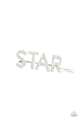 Star In Your Own Show - White Hair Clip 2748h