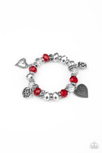Load image into Gallery viewer, Fabulously Flirty - Red Bracelet 1646B