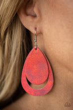 Load image into Gallery viewer, Fiery Firework - Red Earring 11E