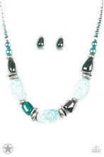 Load image into Gallery viewer, In Good Glazes - Blue Blockbuster Necklace 1278N