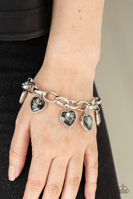 Candy Heart Charmer - Silver Bracelet 1782b