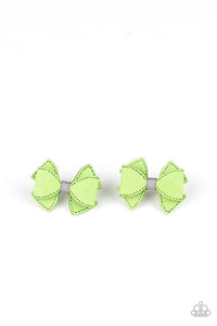 Boots and Bows - Green Hair Bow 802h