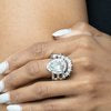 Elegantly Cosmopolitan - White Ring 3077r