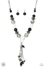 Load image into Gallery viewer, Break A Leg - Black Blockbuster Necklace 1276N