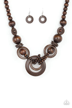 Load image into Gallery viewer, Boardwalk Party - Brown Necklace 1255N