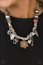 Load image into Gallery viewer, Charmed, I Am Sure - Brown  Blockbuster Necklace