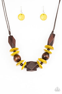 Pacific Paradise - Yellow Necklace 1200N