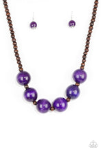 Load image into Gallery viewer, Oh My Miami - Purple Necklace 1199B