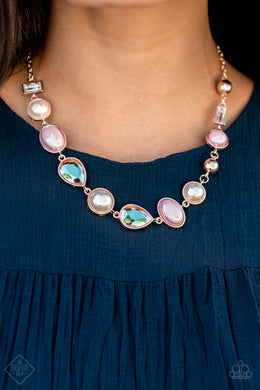 Nautical Nirvana - Rose Gold Necklace 1418n