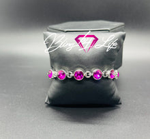 Load image into Gallery viewer, First In Fashion - Pink Bracelet 1746b
