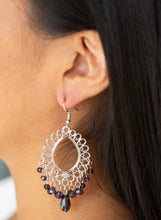 Load image into Gallery viewer, Just Say NOIR - Purple Earring 2696E