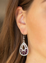 Load image into Gallery viewer, Sparkling Stardom - Purple Earring