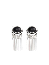 Load image into Gallery viewer, Moonstone Season - Black Earring 2694E