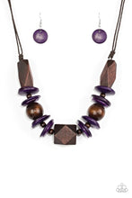 Load image into Gallery viewer, Pacific Paradise - Purple Necklace 1200N