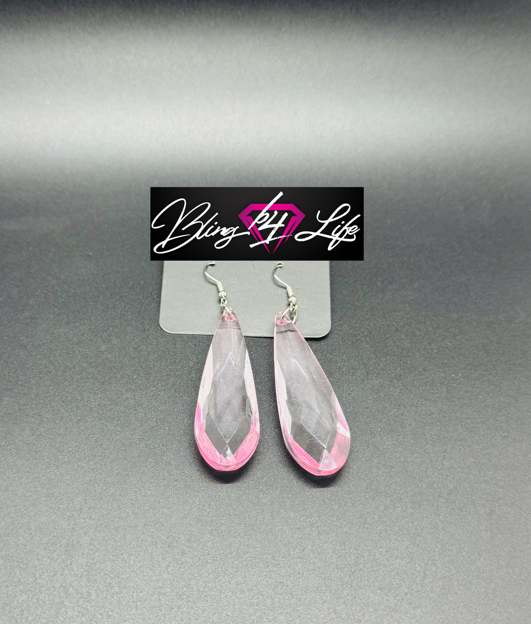 Crystal Crowns - Pink Earring 2863e