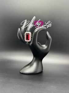 A Grand STATEMENT- MAKER - Red  Ring 3054R
