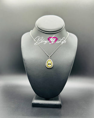 Duchess Decorum - Yellow Necklace 1408n