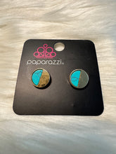 Load image into Gallery viewer, Marble Minimalist - Blue Earring 2542E
