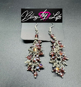 Celestial Chandeliers - Purple Earring 2858e