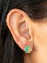 Load image into Gallery viewer, Marble Minimalist - Blue Earring 2542E