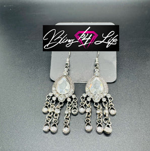 Bling Bliss - White Earring 2744E