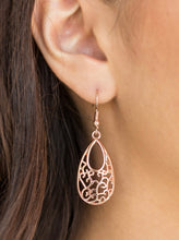 Load image into Gallery viewer, Always Be VINE. - Rose Gold Earring 2547E