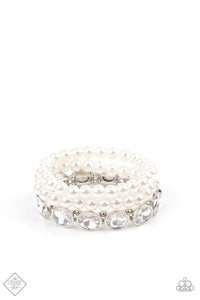 Flawlessly Flattering - White Bracelet