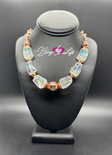 Load image into Gallery viewer, Iridescently Ice Queen - Copper  Necklace 1402n