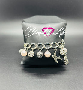 Lady Love Dove - Pink Bracelet 1684B