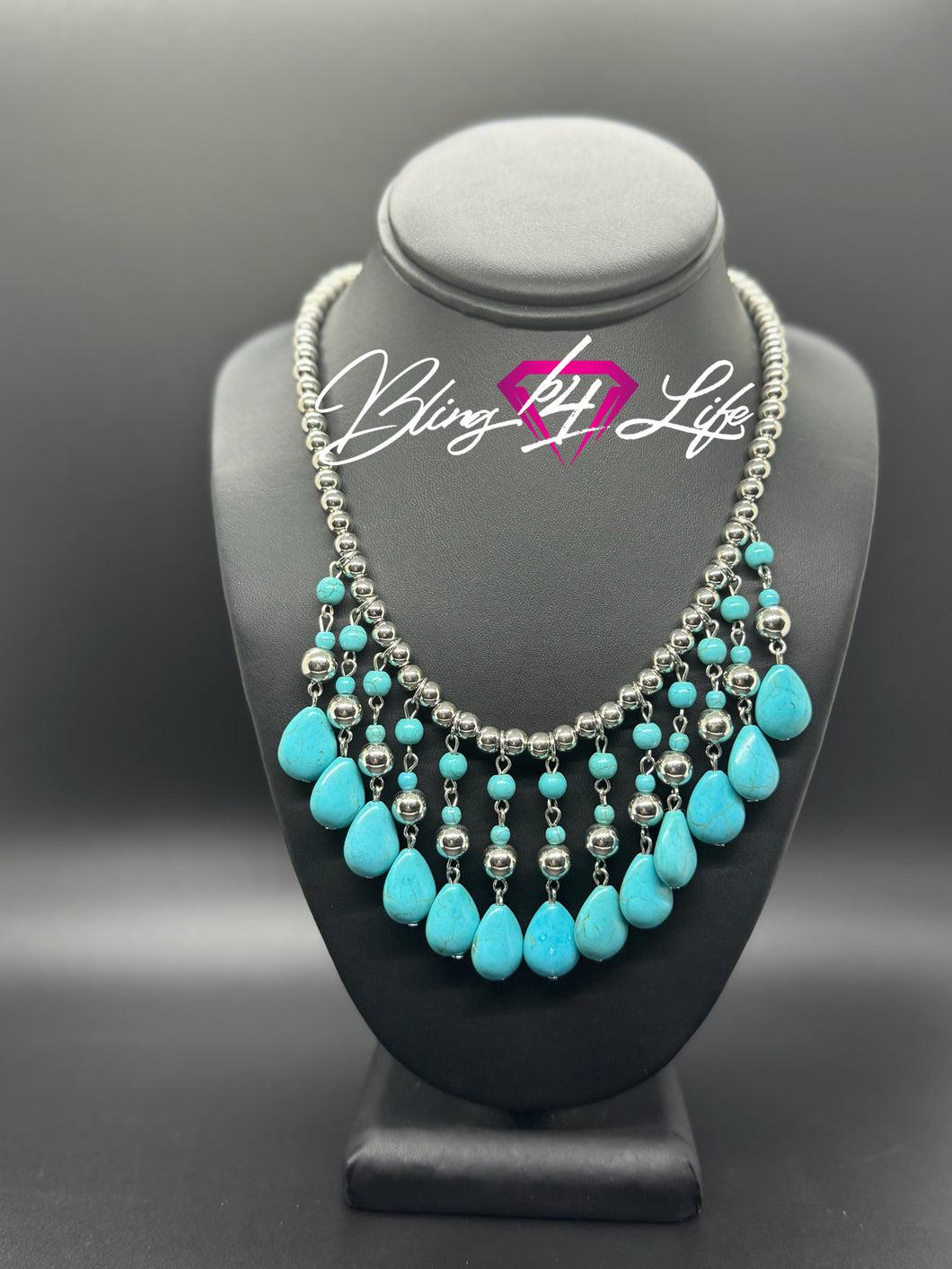 Rural Revival - Blue Necklace 2589N