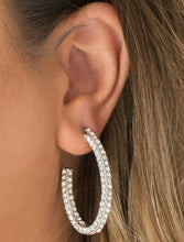 Load image into Gallery viewer, Big Winner - White Earring 2523e