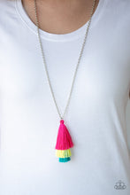 Load image into Gallery viewer, Triple Tassel - Multi Necklace