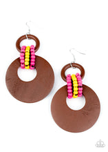 Load image into Gallery viewer, Beach Day Drama - Pink Earring