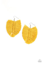 Load image into Gallery viewer, Knotted Native - Yellow Earring