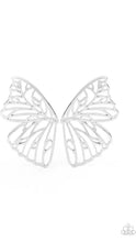 Load image into Gallery viewer, Butterfly Frills - Silver Earring