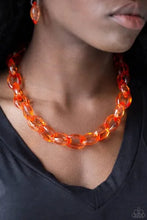 Load image into Gallery viewer, Ice Queen - Orange Necklace