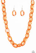 Load image into Gallery viewer, Ice Queen - Orange Necklace