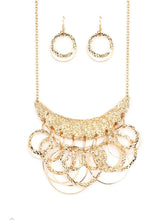 Load image into Gallery viewer, Metro Eclipse - Gold Necklace