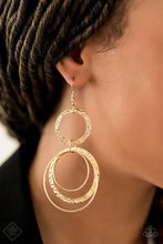 Load image into Gallery viewer, Eclipsed Edge - Gold Earring