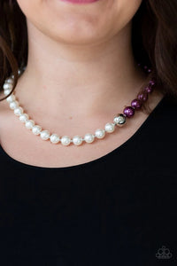5th Avenue A-Lister - Purple  Necklace 1122n
