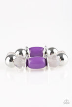 Load image into Gallery viewer, South Shore Sensation - Purple Necklace &amp; Bracelet Set1201N