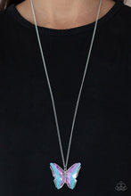 Load image into Gallery viewer, The Social Butterfly Effect  - Purple Necklace 1403n